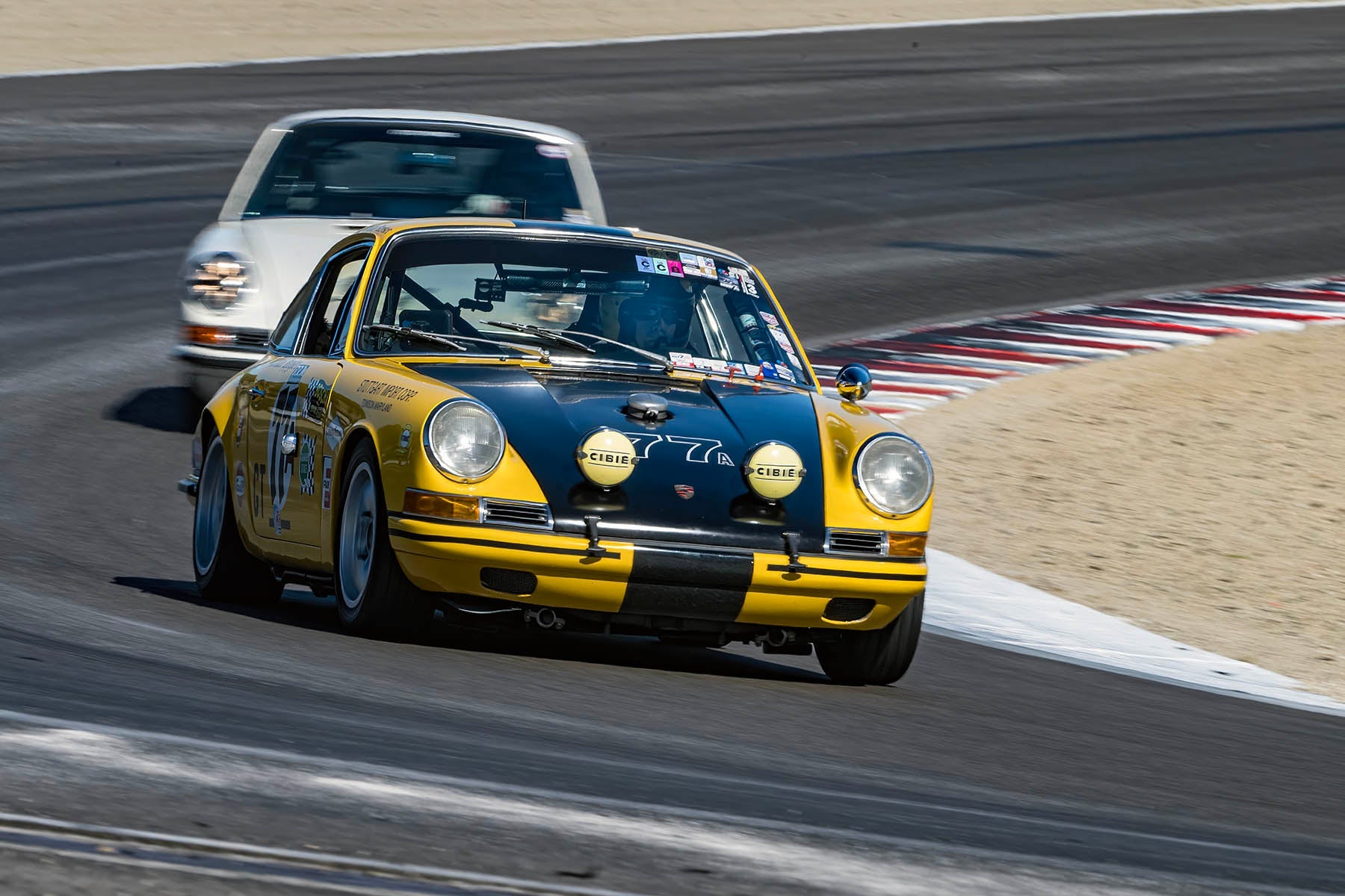 <p>Kevin Buckley - 1967 Porsche 911S at the 2024 Rolex Monterey Motorsport Reunion run at WeatherTech Raceway Laguna Seca</p>