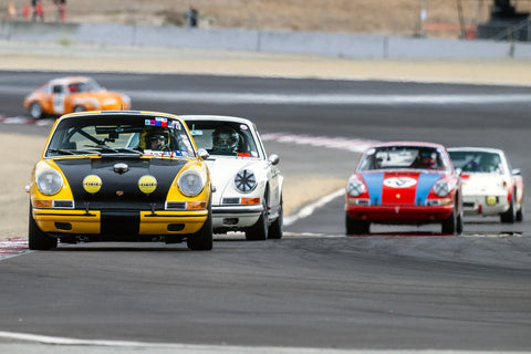 <p>Kevin Buckley - 1967 Porsche 911S at the 2023 Rennsport Reunion 7 run at WeatherTech Raceway Laguna Seca</p>