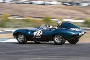 <p>Alex MacAllister - 1955 Jaguar D Type at the 2023 Velocity Invitational run at Sonoma Raceway</p>