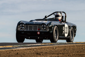 <p>Jon Gannaway - 1961 Triumph TR4 at the 2023 Velocity Invitational run at Sonoma Raceway</p>