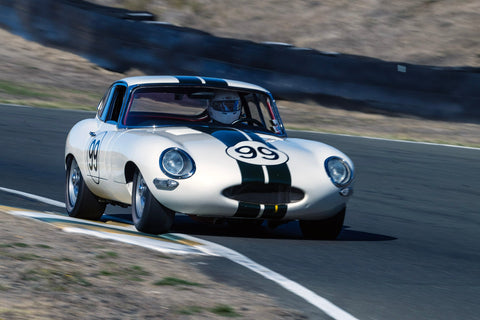 <p>Michael Doyle - 1961 Jaguar XKE at the 2023 Velocity Invitational run at Sonoma Raceway</p>