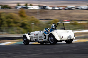 <p>John Buddenbaum - 1950 Parkinson Jaguar Special at the 2023 Velocity Invitational run at Sonoma Raceway</p>