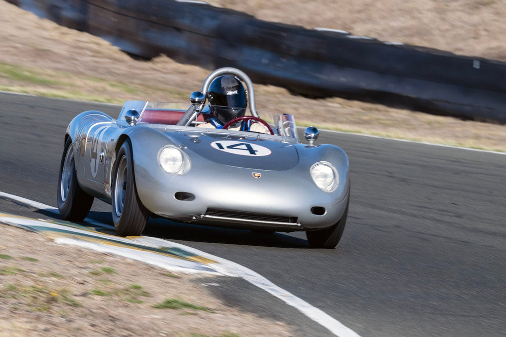 <p>William Lyon - 1960 Porsche RS 60 Spyder at the 2023 Velocity Invitational run at Sonoma Raceway</p>