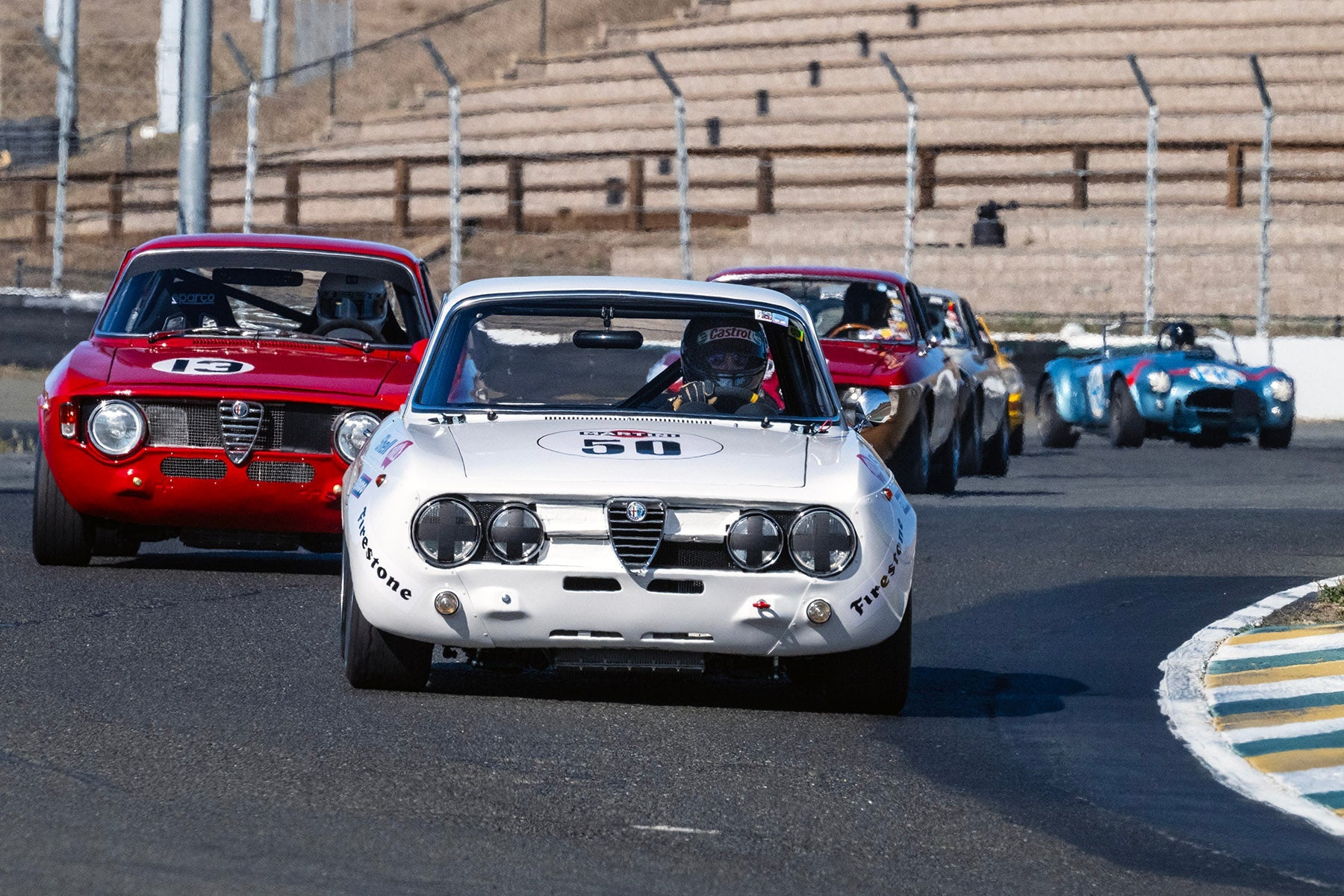 <p>Mark Colbert - 1969 Alfa Romeo GTAM at the 2023 Velocity Invitational run at Sonoma Raceway</p>
