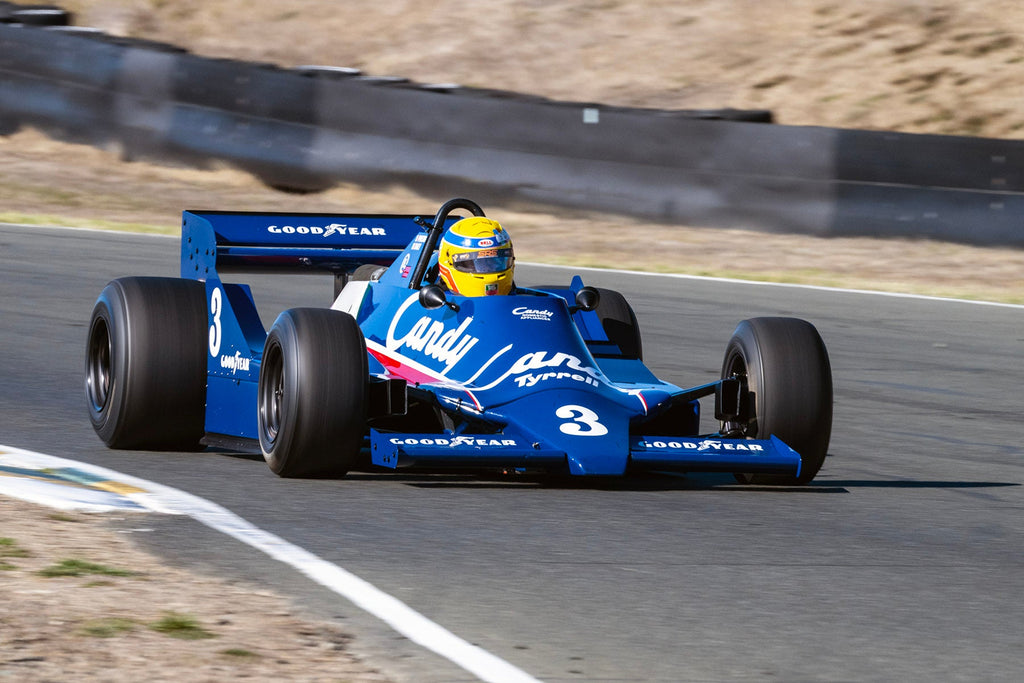 <p>Dwight Matheson - 1979 Tyrrell 009 at the 2023 Velocity Invitational run at Sonoma Raceway</p>