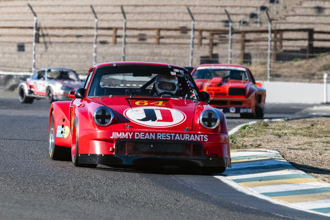 <p>Alan Terpins - 1975 Porsche 911 RSR-spec IMSA GTO at the 2023 Velocity Invitational run at Sonoma Raceway</p>