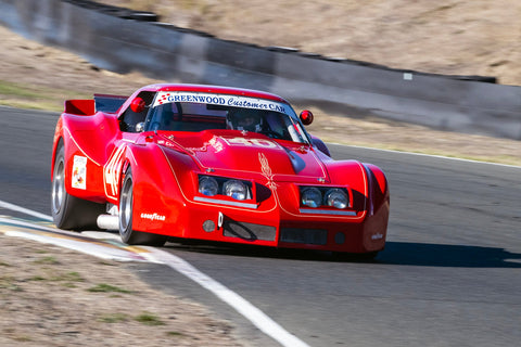 <p>Patrick Byrne - 1977 Greenwood Corvette at the 2023 Velocity Invitational run at Sonoma Raceway</p>