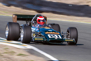 <p>Bruce Lesson - McLaren F5000 at the 2023 Velocity Invitational run at Sonoma Raceway</p>